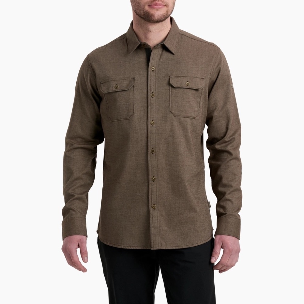Kuhl Men's Decendr Flannel, XL, Sandstorm